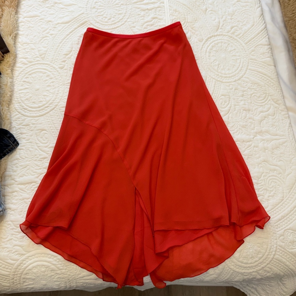 Wilfred Red Midi Skirt